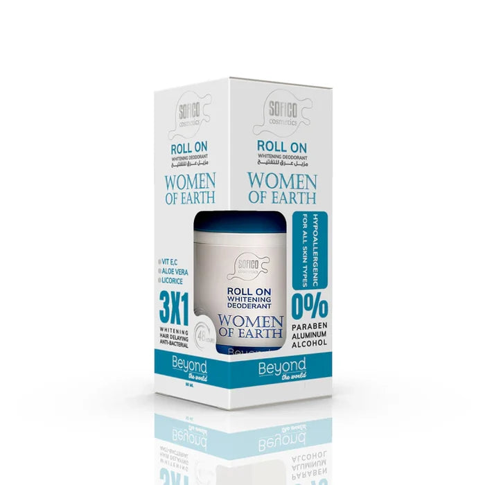 سوفيكو بيوند رول اون 50مل وومن ايرث - Sofico Beyond Roll-On Deodorant 50ml - Woman Earth