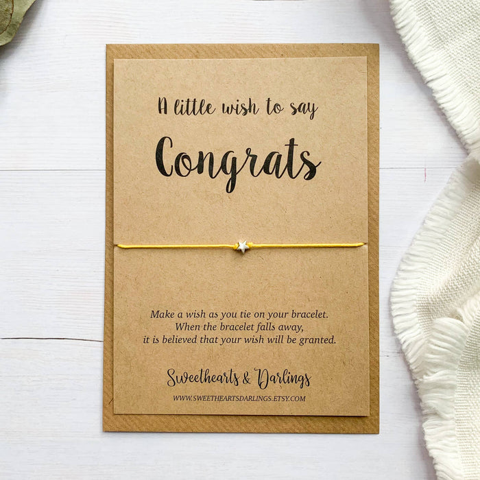 A Little Wish to Say Congrats - Wish Bracelet - Taryn x Philip Boutique