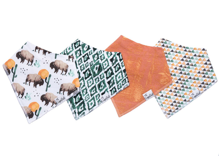 Bandana Bib Set, Bison - B