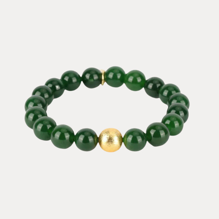 Jade Green Bianca Beaded Bracelet For Women | BuDhaGirl
