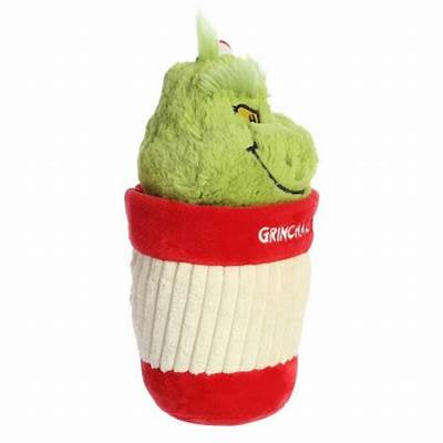 Dr. Seuss Grinch Grinchmas In A Cup Plush 9"