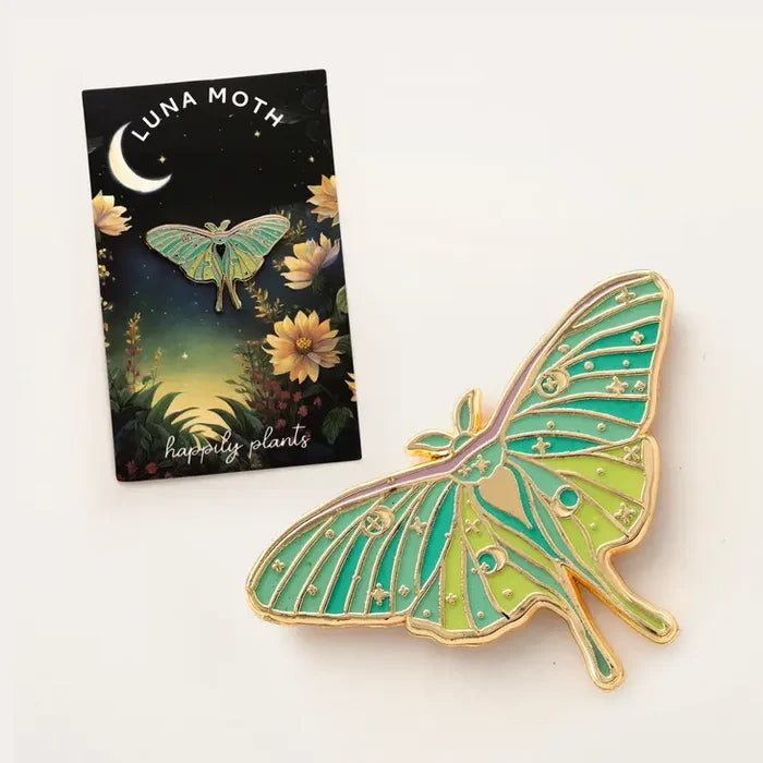 Luna Moth Enamel Pin