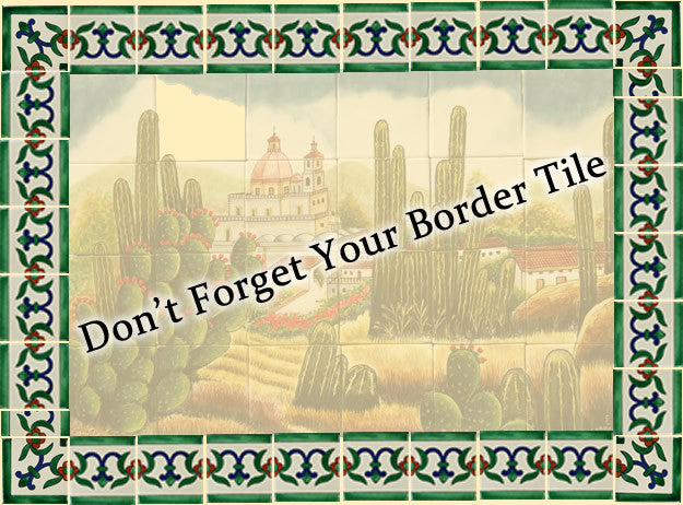 Mexican Style Mural - Patio Tipico