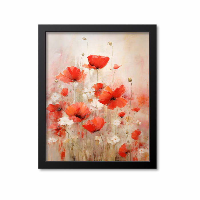 Poppy Watercolor Botanical Print