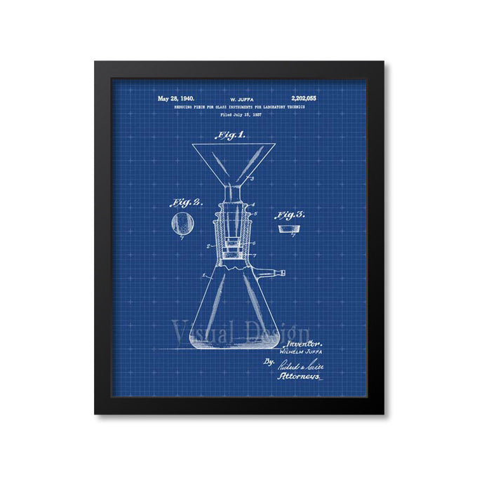 Science Equipment Reducing Piece Patent Print