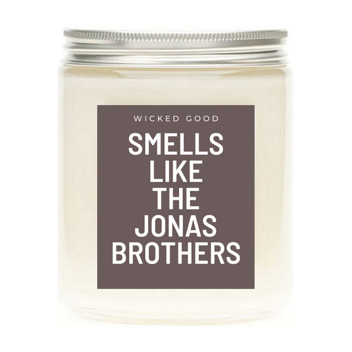 Smells Like Jonas Brothers - Soy Wax Candle - Pop Culture Candle - Smells Like Candle Wicked Good