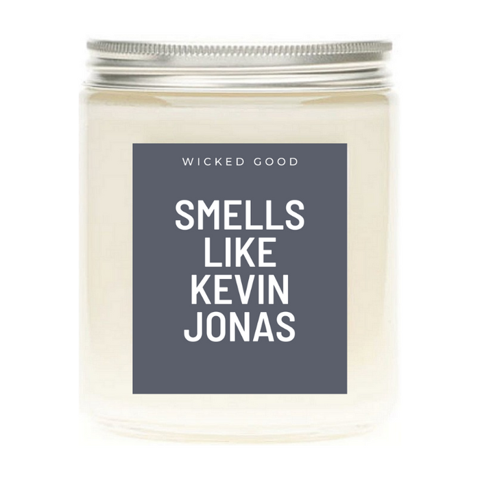 Smells Like Kevin Jonas - Soy Wax Candle - Pop Culture Candle - Smells Like Candle | Wicked Good