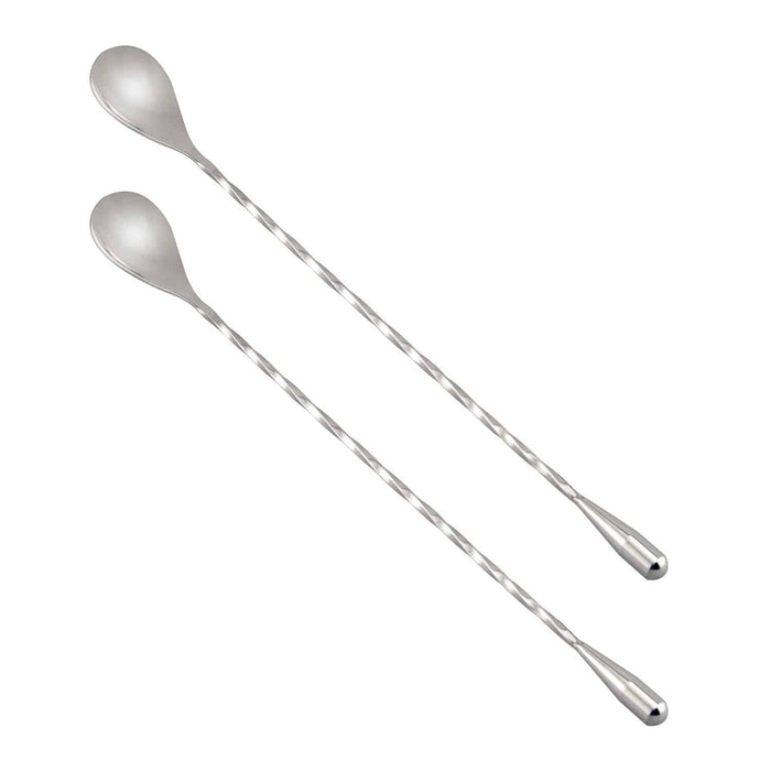 Stainless Steel 11" Cocktail Spoon - The Preppy Bunny