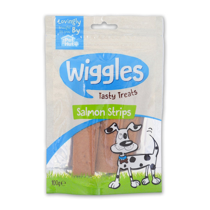 Wiggles Salmon Strips 100G 323038