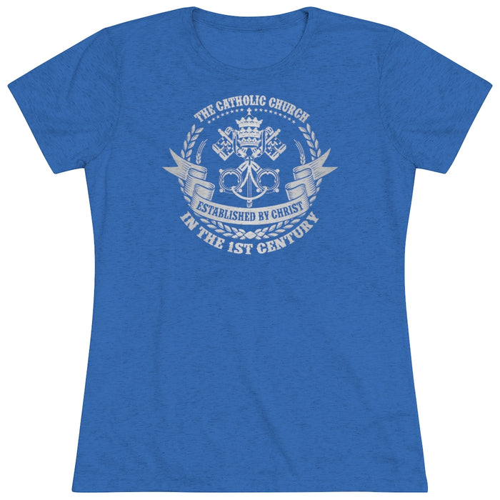 S / Tri-Blend Vintage Royal