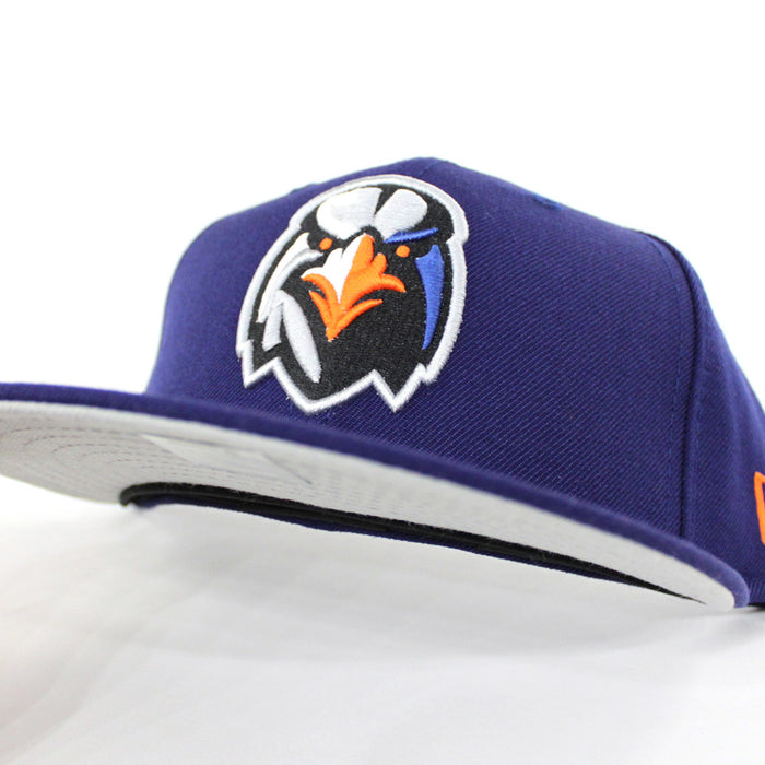 Aberdeen IronBirds New Era 59Fifty Fitted Hat (Blue Gray Under Brim)