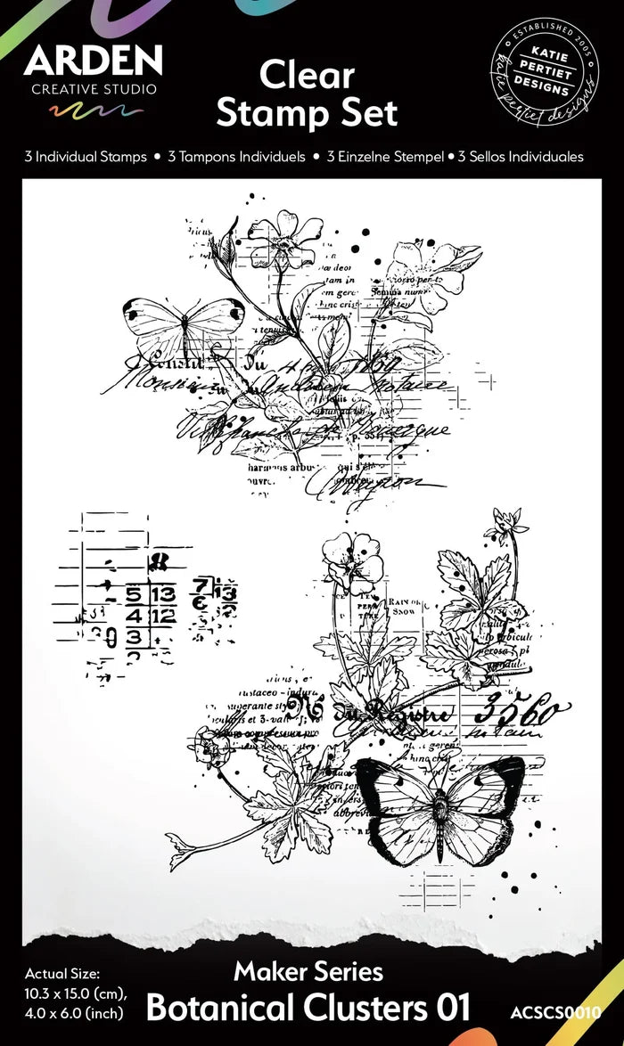 Arden Creative Studio | Maker Series - Botanical Clusters 4x6 Stamp Set