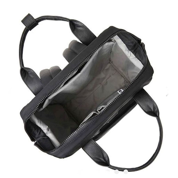 Baggallini Black Backpack Bag Soho Laptop Travel Office School Handbag Black New Bagg