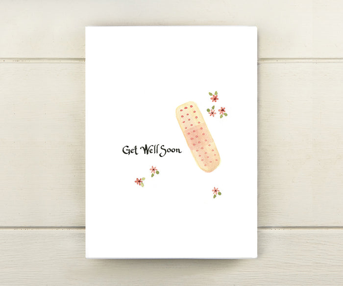 Band Aid Get Well Card