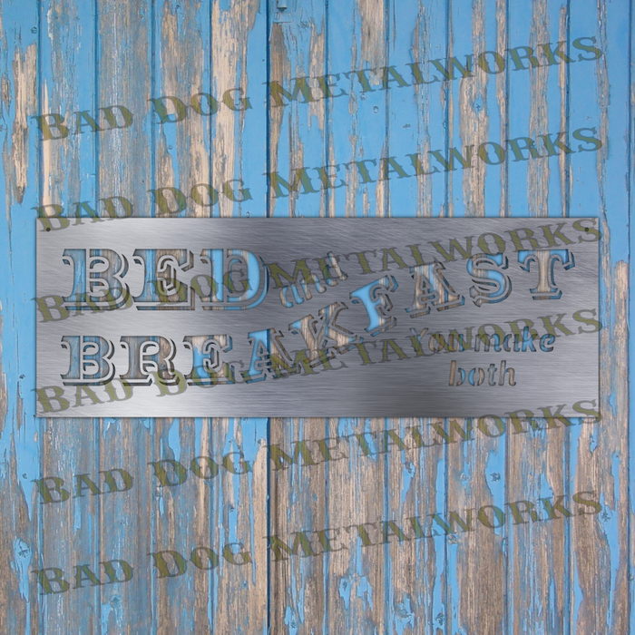 Bed and Breakfast - Dxf and Svg