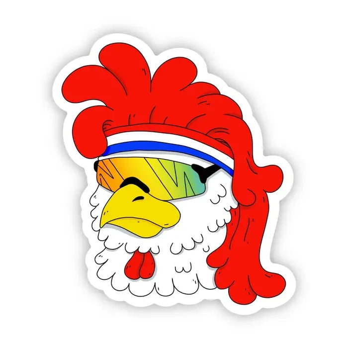Big Moods Merica Chicken Vinyl Sticker