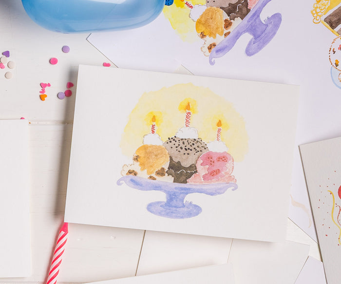 Birthday Sundae Card