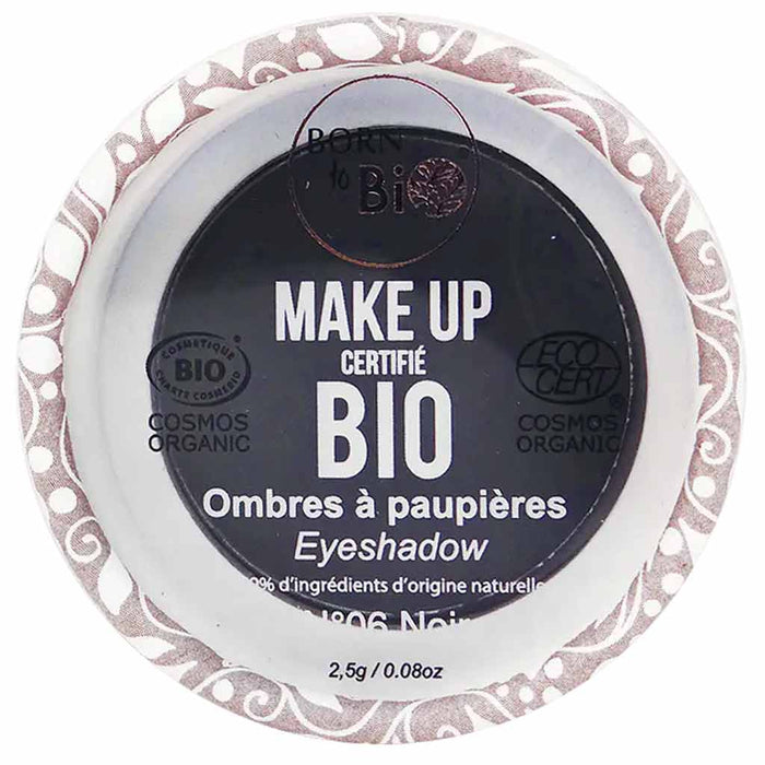 Born to Bio Organic Eye Shadow - Luomiväri 2,5g - Noir