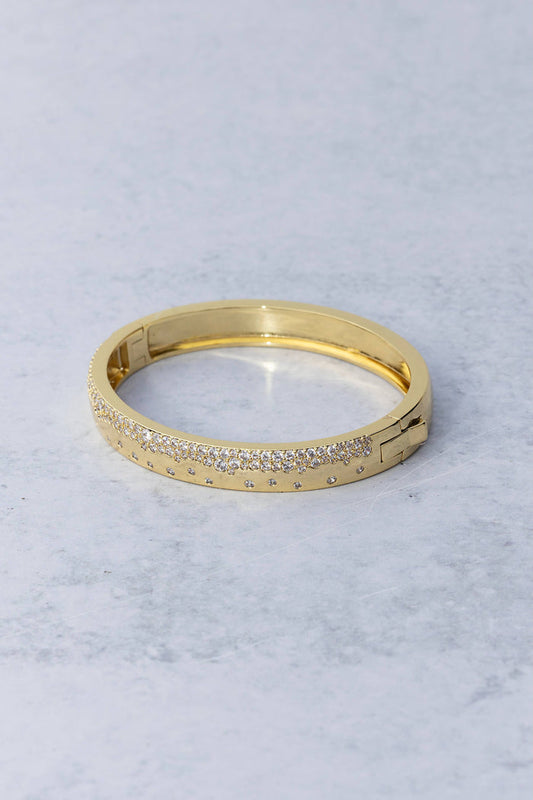 Bracelet-14k Gold Plate Champagne Fizz