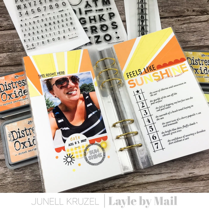By The Numbers - Ledger - 2x6 Stamp Set