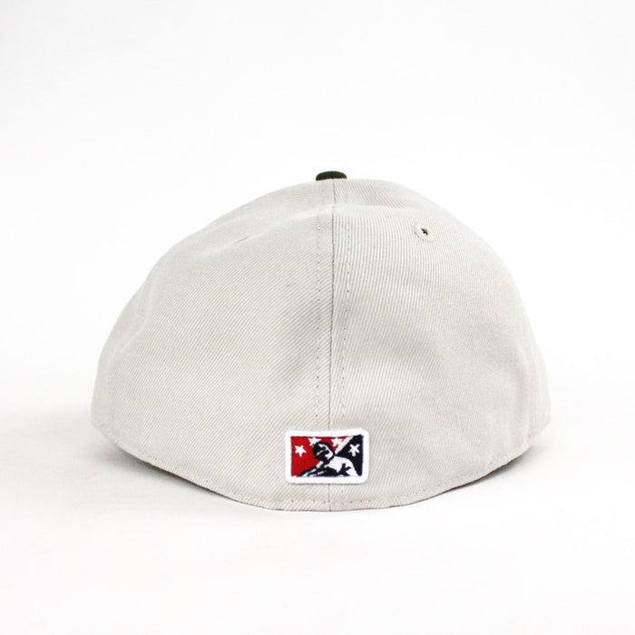 Capital City Bombers New Era 59Fifty Fitted Hat (Stone Olive Red Gray Under Brim)
