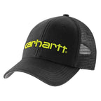Carhartt Canvas Mesh-Back Logo Graphic Cap Hats & Caps Carhartt Black/Asphalt OS