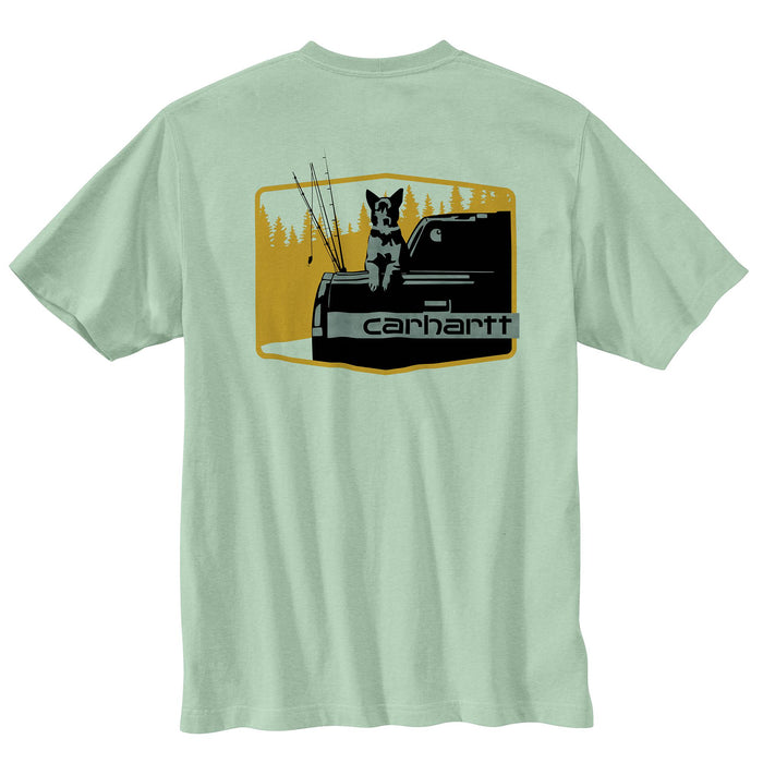 Carhartt Men's Loose Fit Heavyweight Short Sleeve Pocket Dog Graphic Tee T-Shirts Carhartt