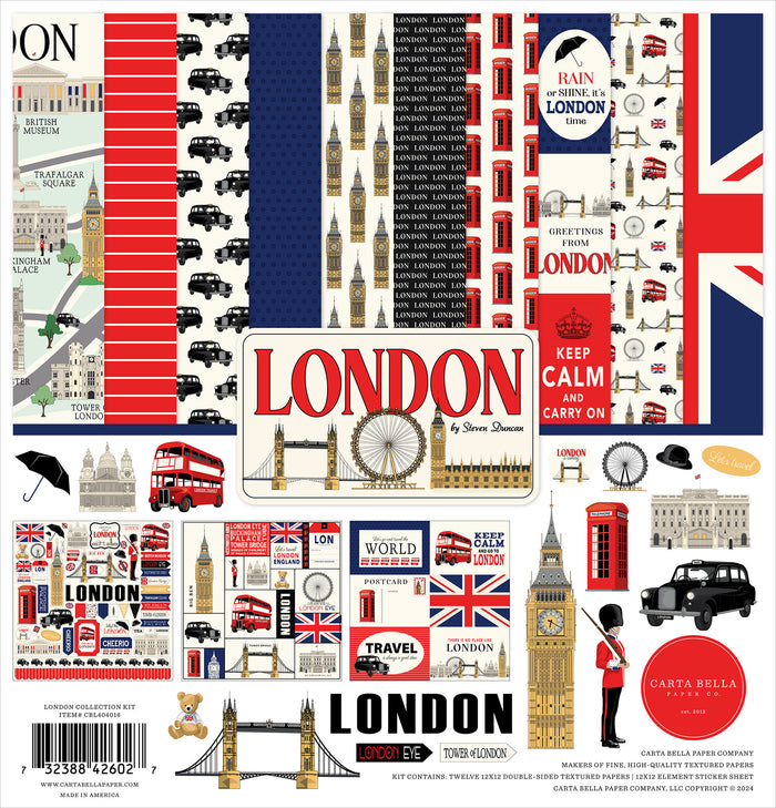 Carta Bella | London - 12x12 Collection Kit