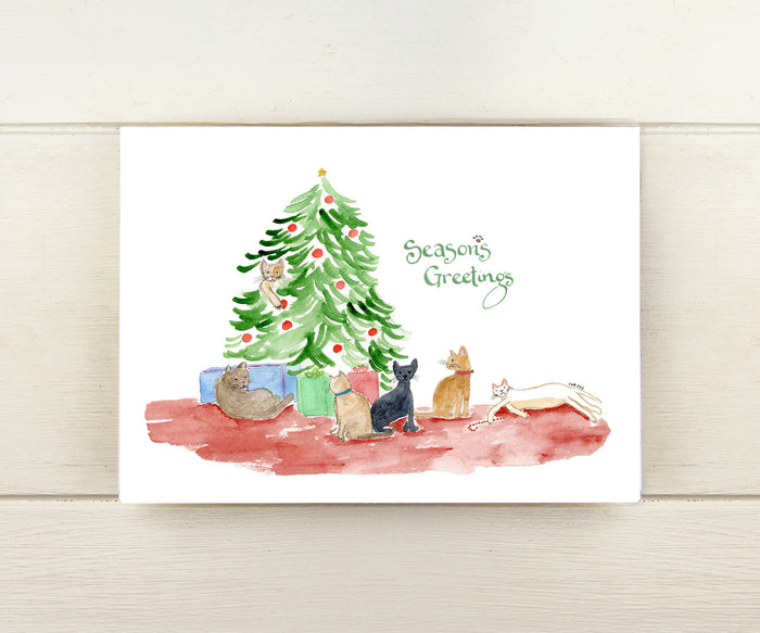 Cats Holiday Card