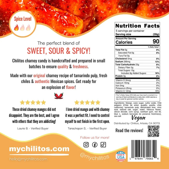Chamoy Dried Mango Candy