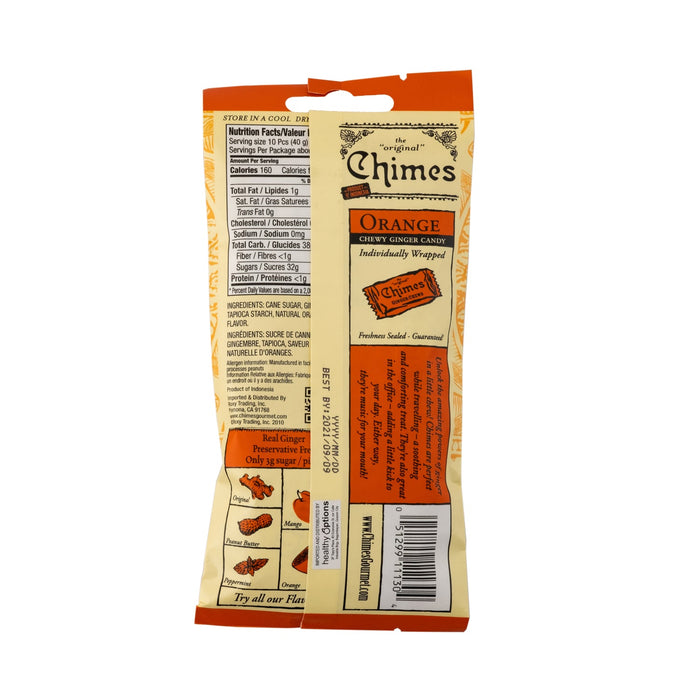 Chimes Orange Ginger Chews 42.5g