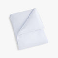 Classic Piped Baby Duvet in Blue folded