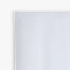 Classic Piped Baby Duvet in Blue corner shot uplcose
