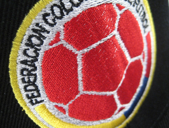 Colombia Crest Snapback Hat (Black Green Under Brim)