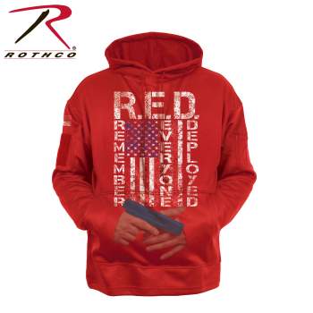 Concealed Carry R.E.D. (Remember Everyone Deployed) Hoodie