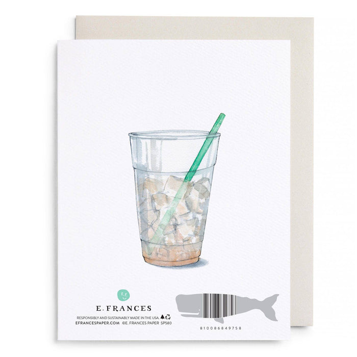 Cool Like Mom Iced Coffee Greeting Card