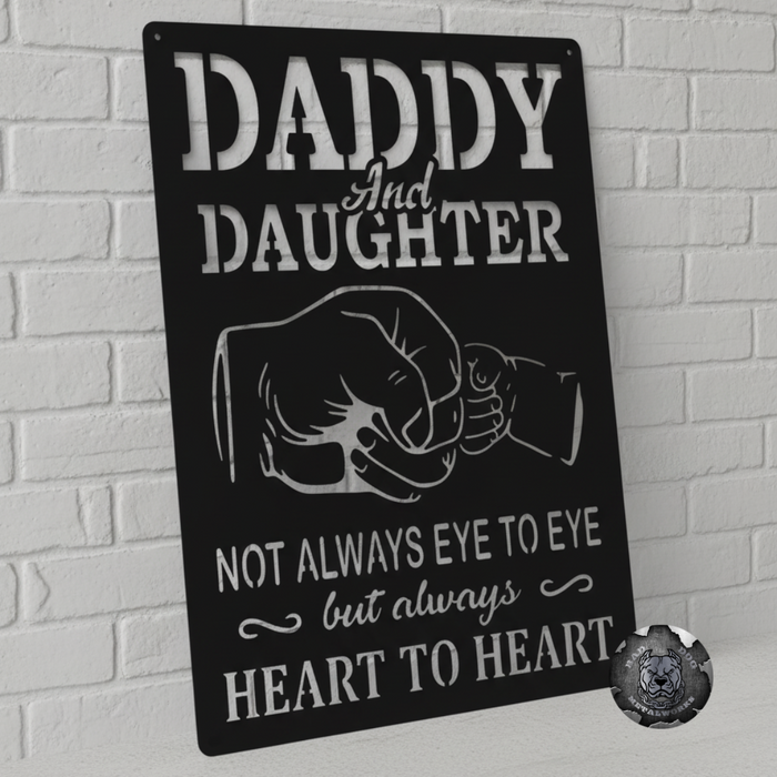Daddy and Daughter, Not Always Eye to Eye, But Always Heart to Heart