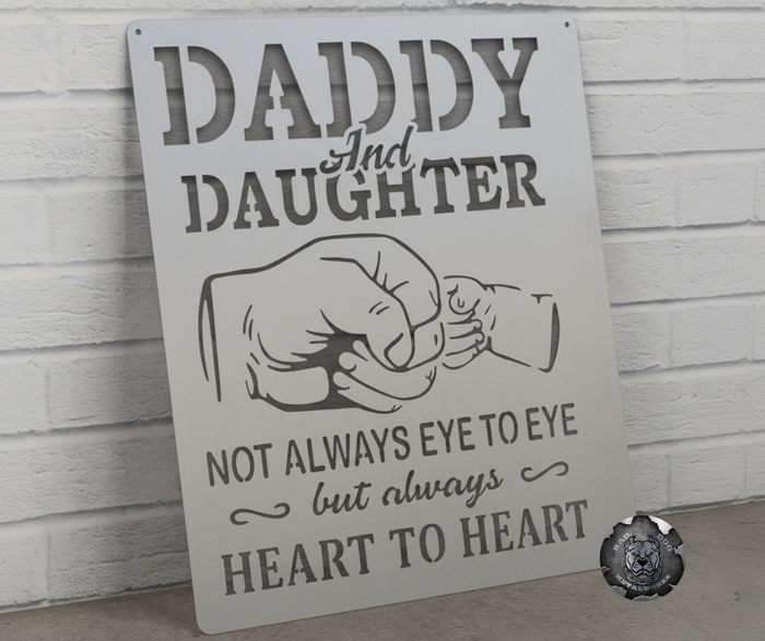 Daddy and Daughter, Not Always Eye to Eye, But Always Heart to Heart