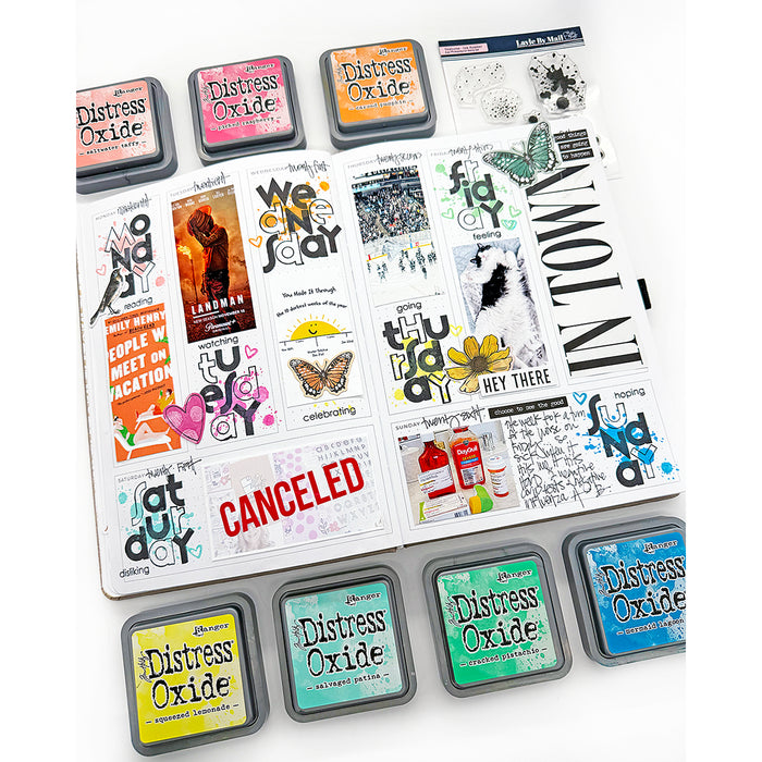 Days of the Week - Sunday - 4x4 Stamp Set