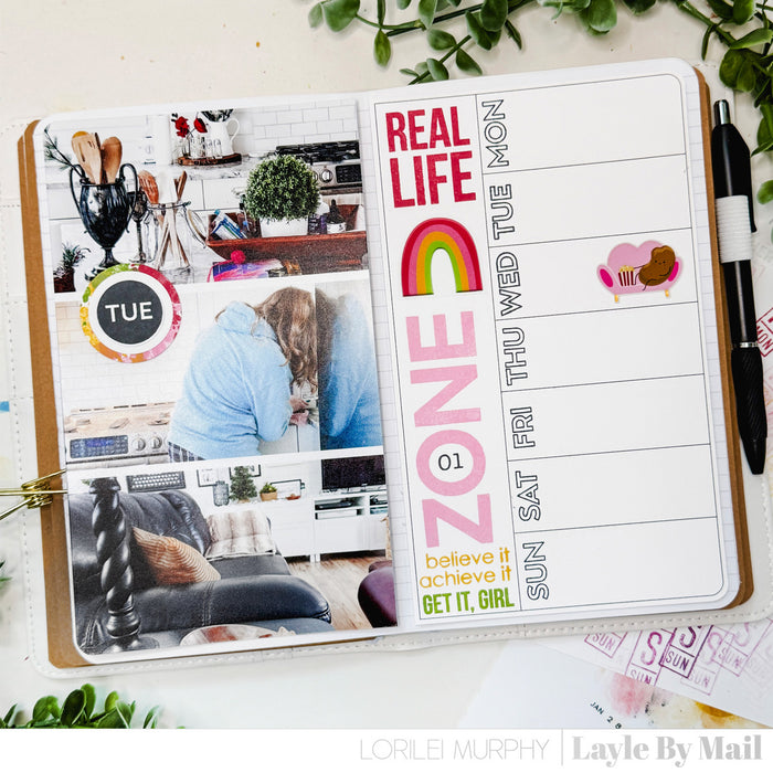 Days of the Week - Sunday - 4x4 Stamp Set
