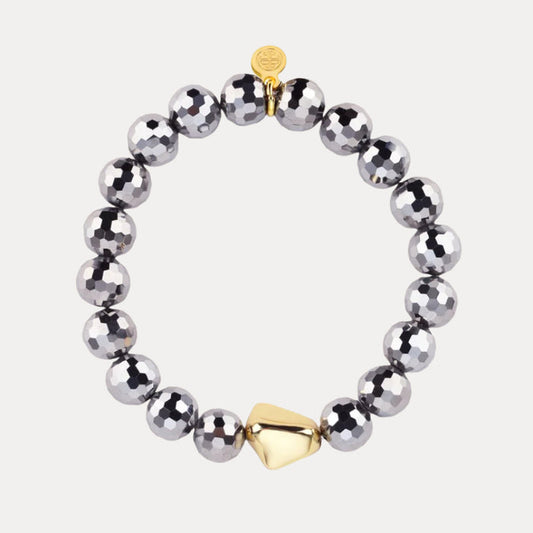 Silver Disco Beaded Bracelet | BuDhaGirl