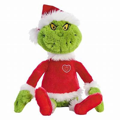 Dr. Seuss Grinch Santa Plush 16"