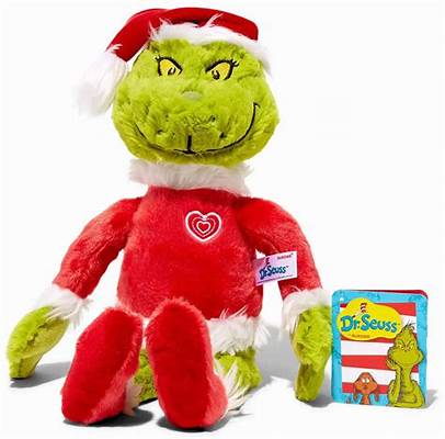 Dr. Seuss Grinch Santa Plush 16"