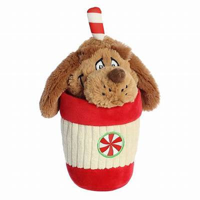 Dr. Seuss Max Peppermint Cup Plush 9"