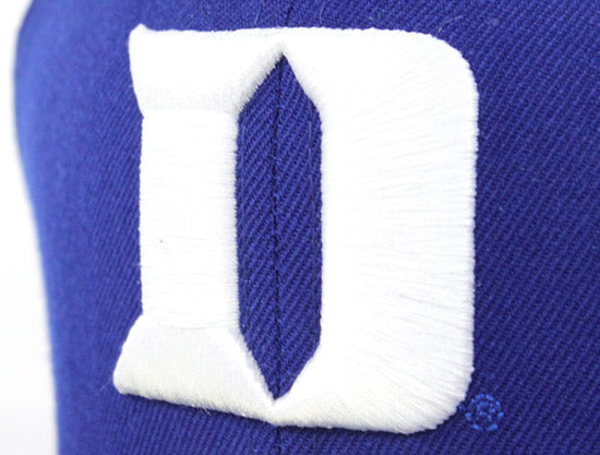 Duke Blue Devils New Era 59Fifty Fitted Hats (NCAA Blue Gray Under Brim)