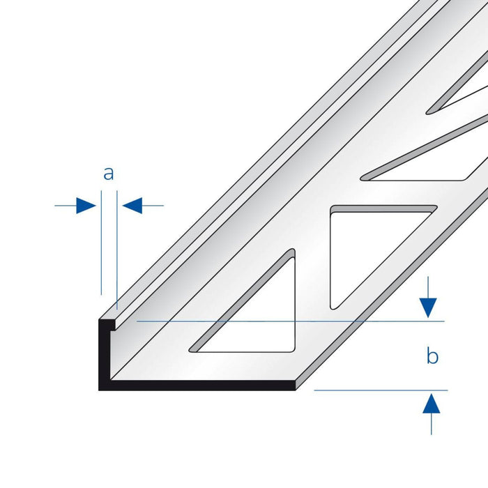 DUROSOL Aluminium L-Shaped Trim 10mm - White Trims Dural