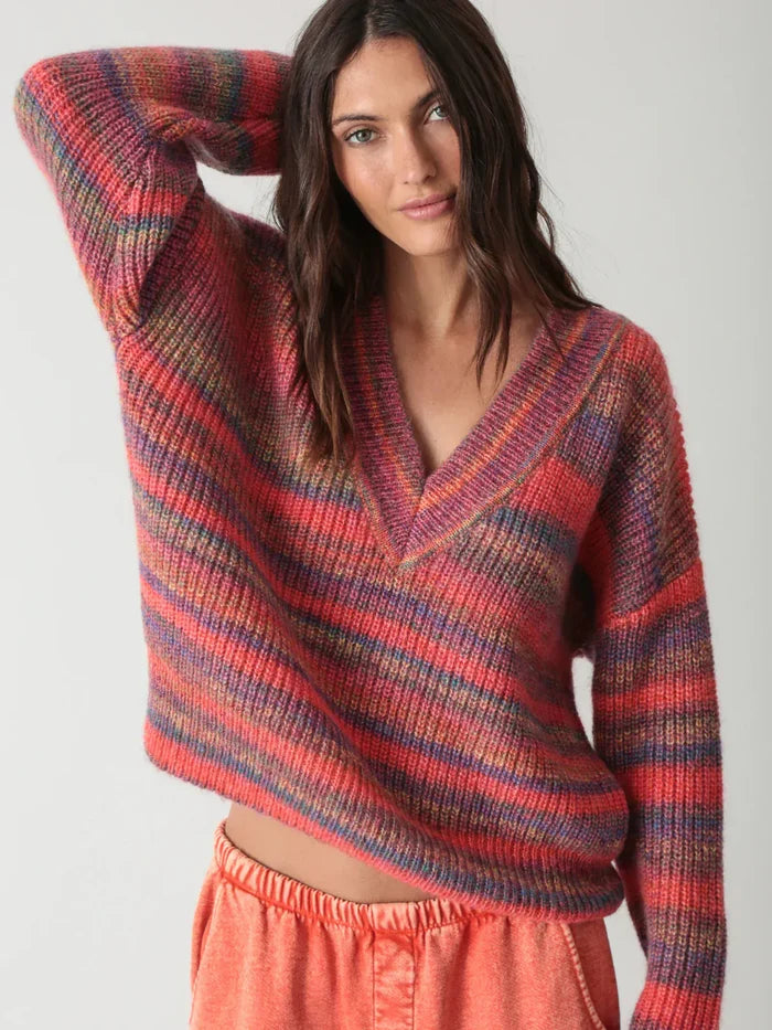 Electric & Rose Roux Sweater in Rainbow
