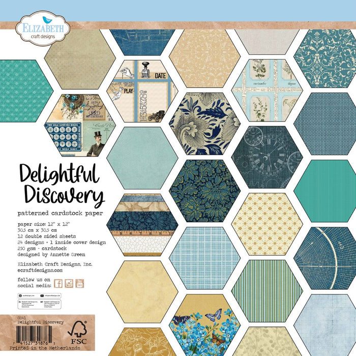 Elizabeth Craft Designs | Delightful Discovery 12x12 Paper Pack