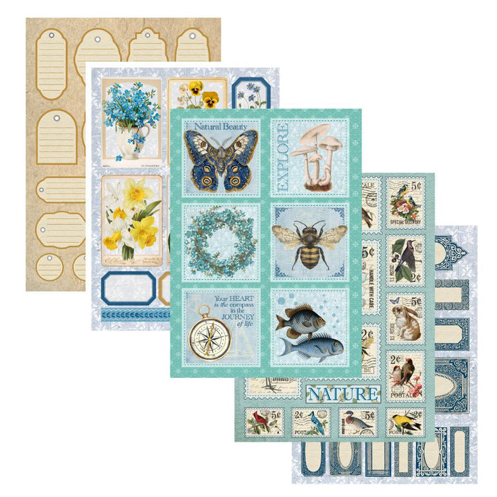 Elizabeth Craft Designs | Everyday Ephemera Paper Pack