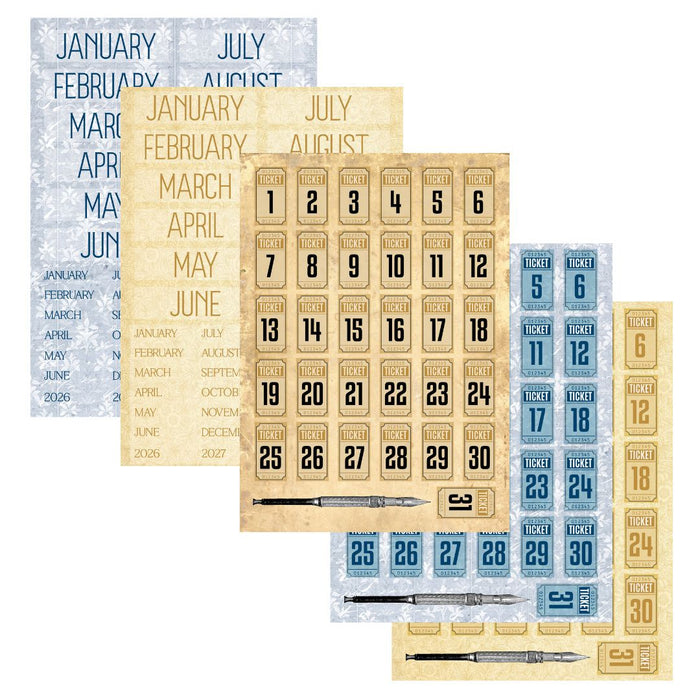 Elizabeth Craft Designs | Everyday Ephemera Paper Pack